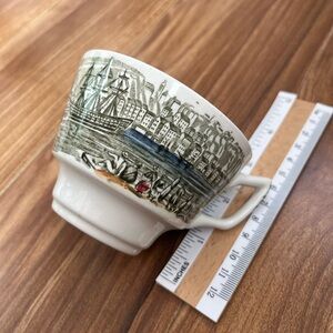 Vintage Cup Made in England Bartlett's Early Canada-Ridgeway,Staffordshire 1942